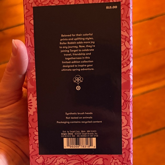 Roller Rabbit Pink Brush & Blender Set - Picture 3 of 4